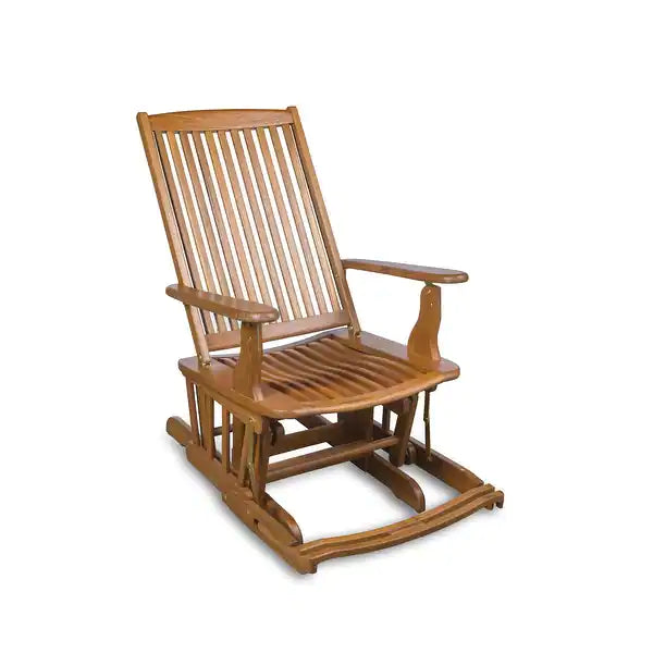 Teak Reclining Glider