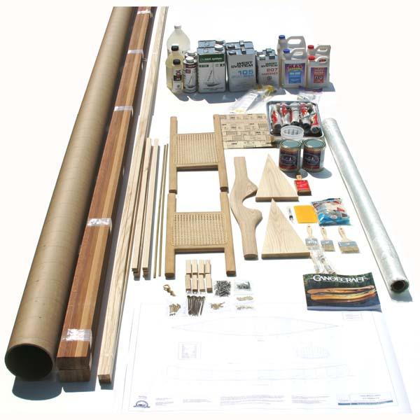 14' 6" Solo Portage Cedar Strip Canoe Kit