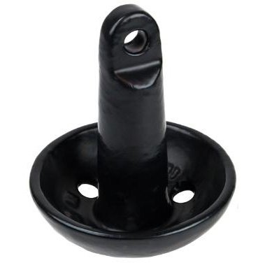 Mushroom Anchor Black Vinyl Coating - 8 Pound