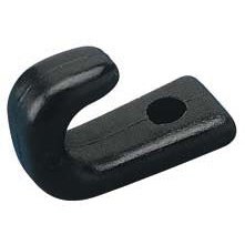Lashing Hook 1 Hole Black Nylon