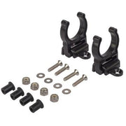 Folding Paddle Clip 2" Black Nylon 10 Each