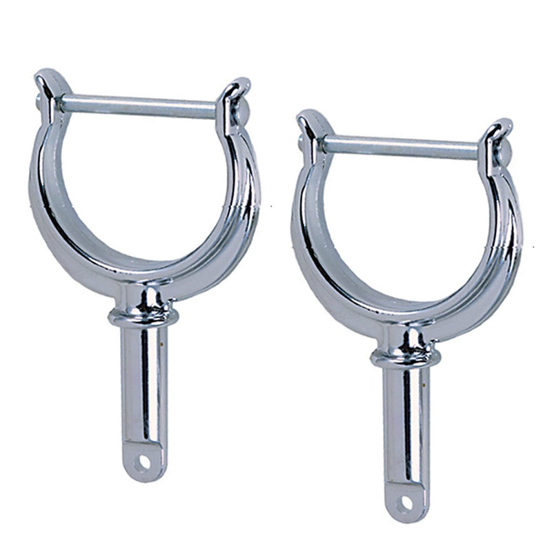 Horn Oarlocks Chrome Plated