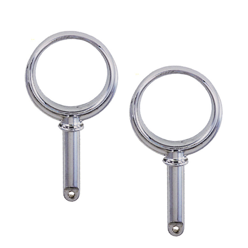 Round Oarlocks Chrome Plated