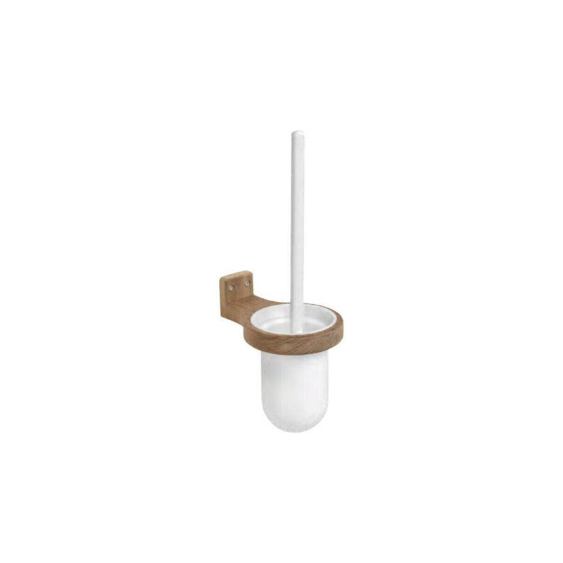 Teak Toilet Brush Holder