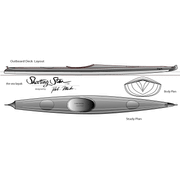 Shooting Star 16' 6" Cedar Strip Kayak Kit