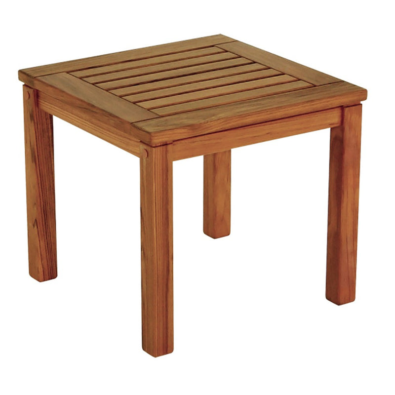 Teak Square Side Table