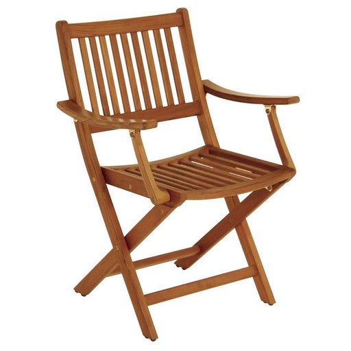 Teak Folding Chair W/Arms